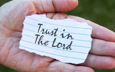 I’ve been thinking about trusting God in the details…